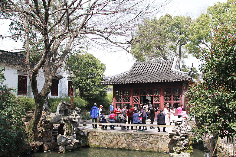 Сучжоу, Сад Скромного Чиновника, Павильон Замри и Слушай (Suzhou, Humble Administrator's Garden, Keep and Listen Pavilion)