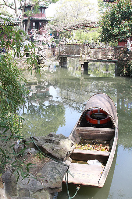 Сучжоу, Сад Скромного Чиновника, Плывущая Зеленая Башня (Suzhou, Humble Administrator's Garden, Floating Green Tower)
