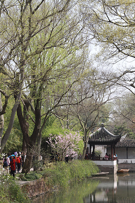 Сучжоу, Сад Скромного Чиновника, Павильон Зеленых Волн (Suzhou, Humble Administrator's Garden, Green Ripple Pavilion)
